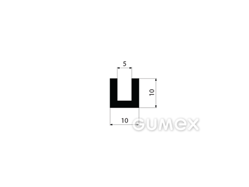 GUMOVÉ PROFILY TVARU "U" - EPDM